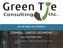 Tablet Screenshot of criminallawyerrichmond.com